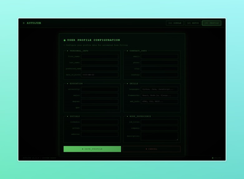 AutoJob – screenshot 4