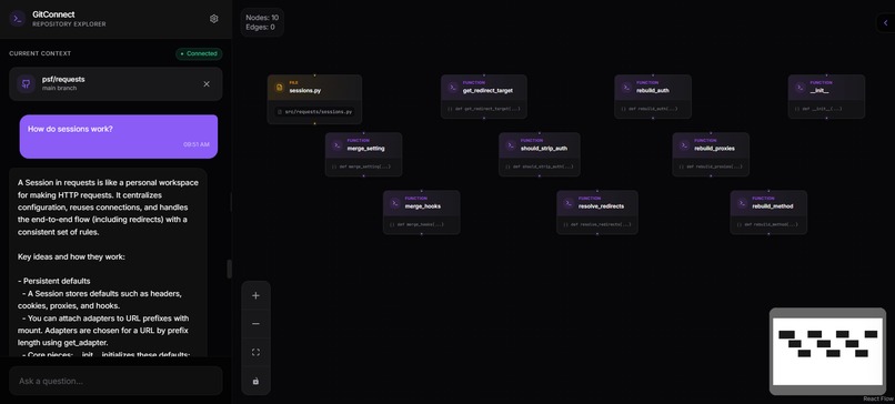 GitConnect – screenshot 1