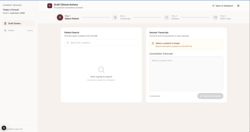ClinicAct – screenshot 1