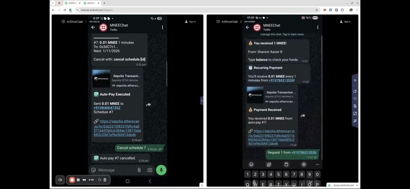 MNEEChat – screenshot 3