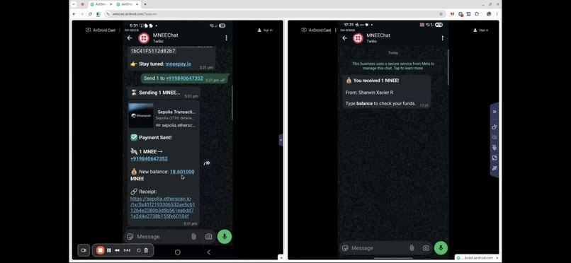 MNEEChat – screenshot 4