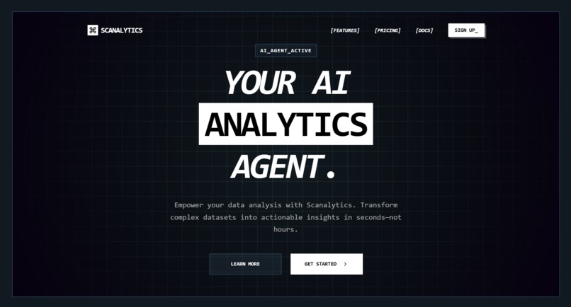 Scanalytics – screenshot 1