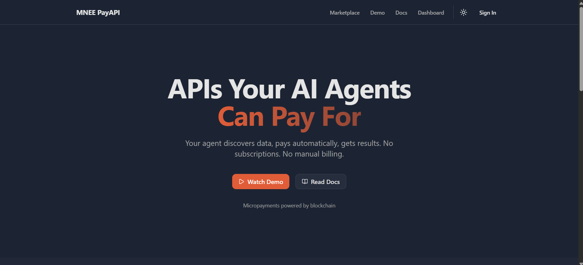 MNEE PayAPI | Devpost