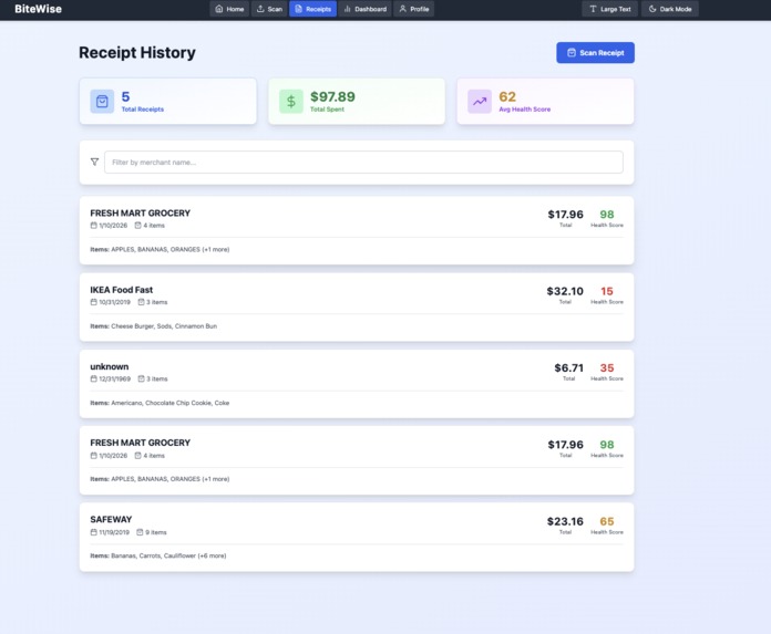 BiteWise – screenshot 3