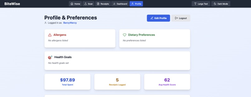 BiteWise – screenshot 5