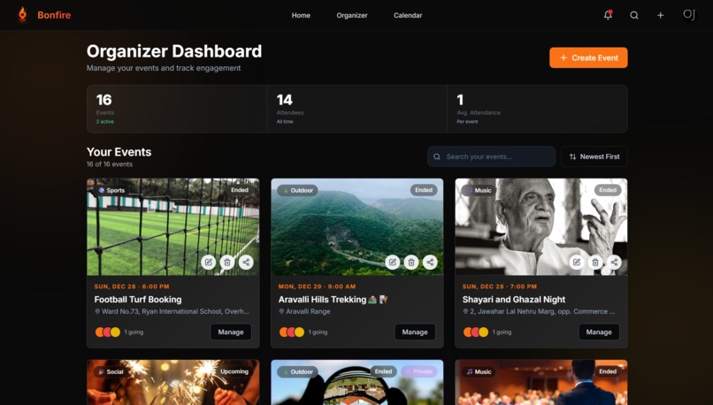 Bonfire - Discover local events happening around you – screenshot 4