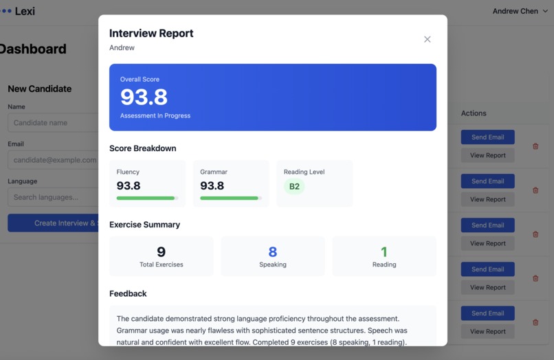 Lexi - AI Language Interviewer – screenshot 5