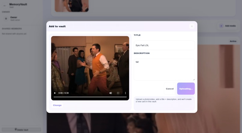 Memory Vault – screenshot 2