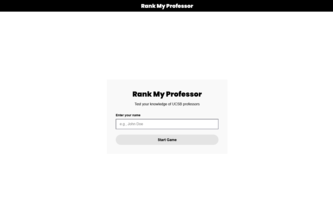 Rank my professor