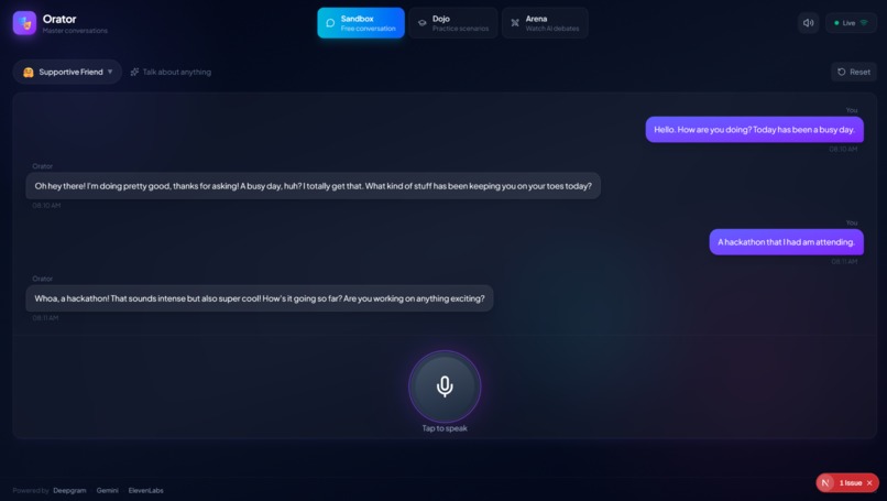Orator AI – screenshot 1