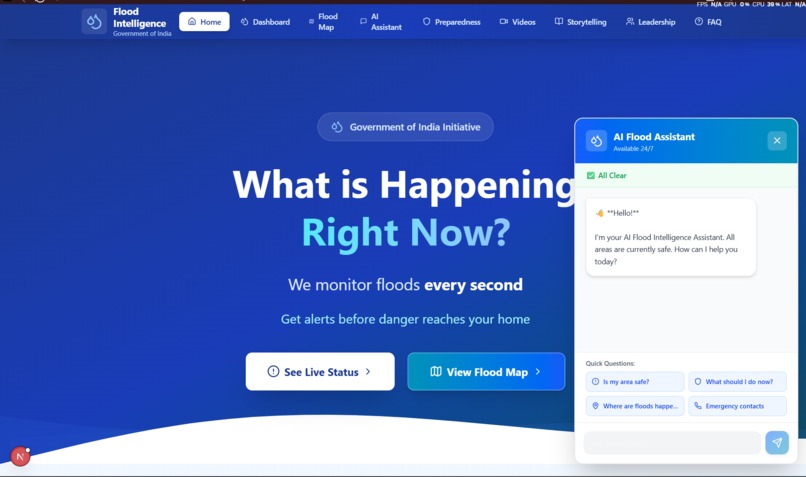 Flood Intelligence Platform – screenshot 1