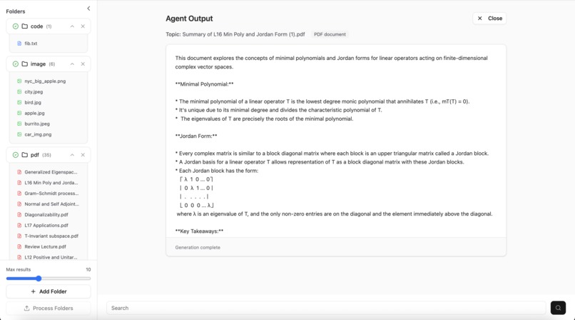 DeepFind – screenshot 2