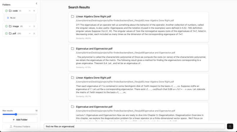 DeepFind – screenshot 4