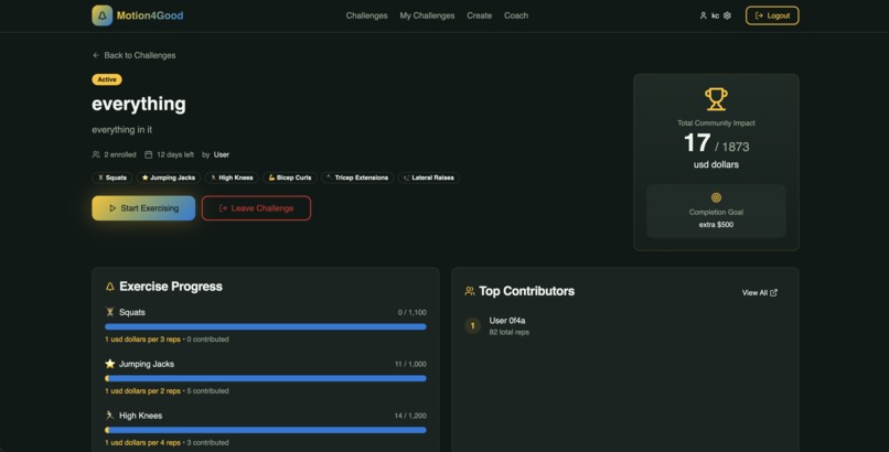 Motion4Good – screenshot 4