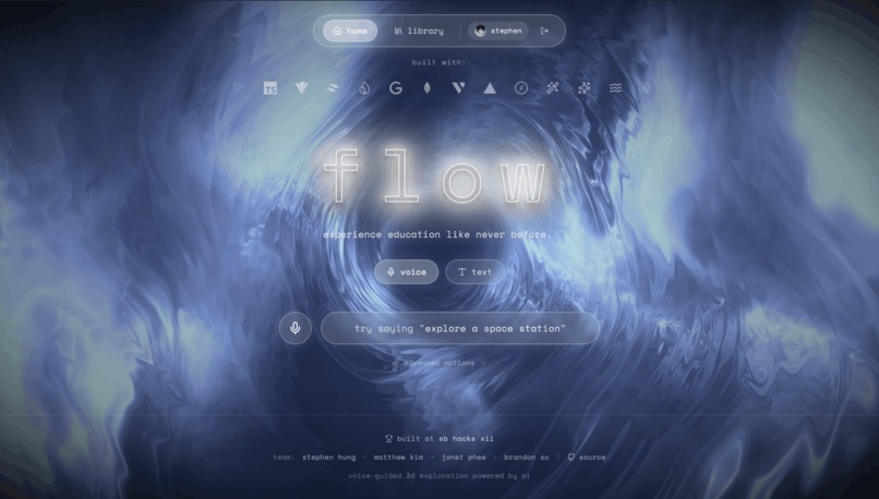 flow – screenshot 1
