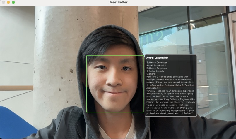 MeetBetter: Accessibility-First Networking Assistant – screenshot 2