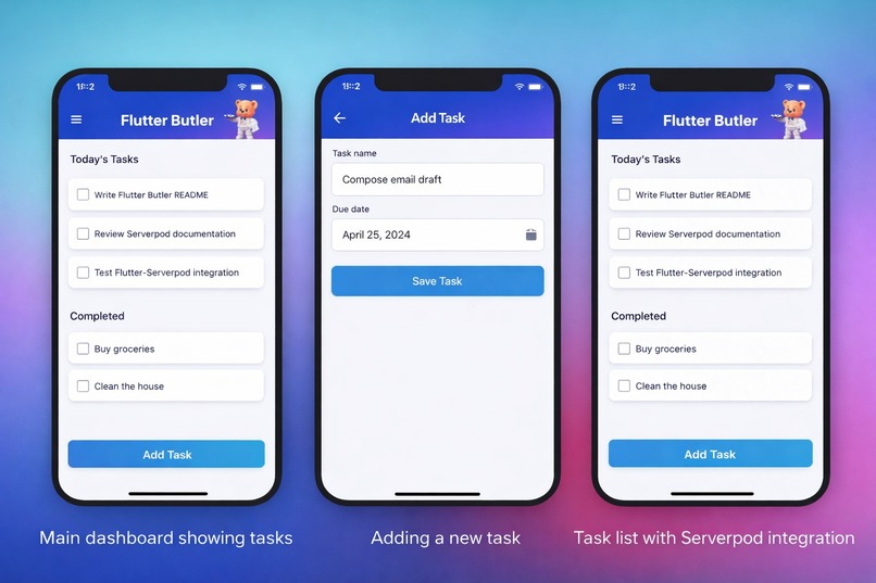 Flutter Butler – screenshot 1