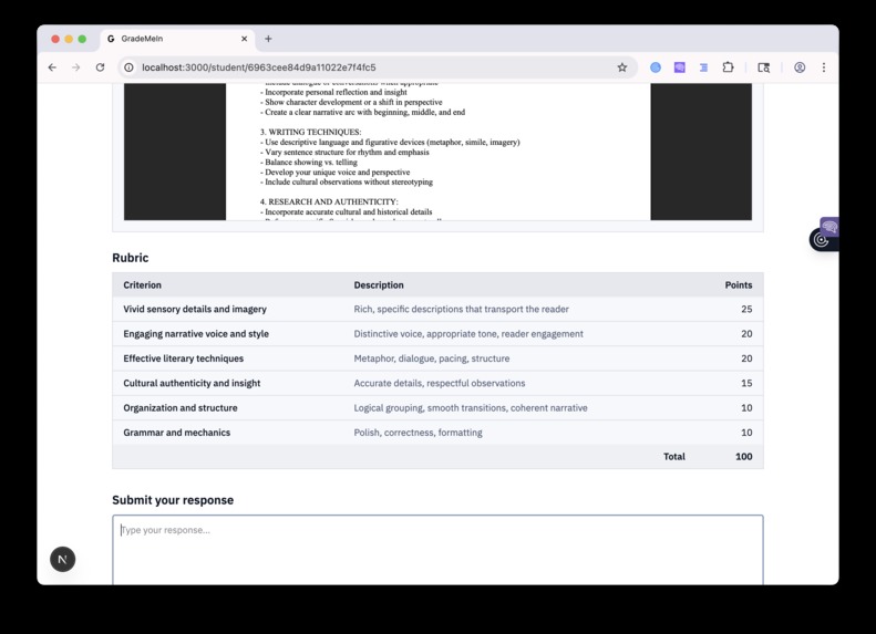 GradeMeIn – screenshot 5