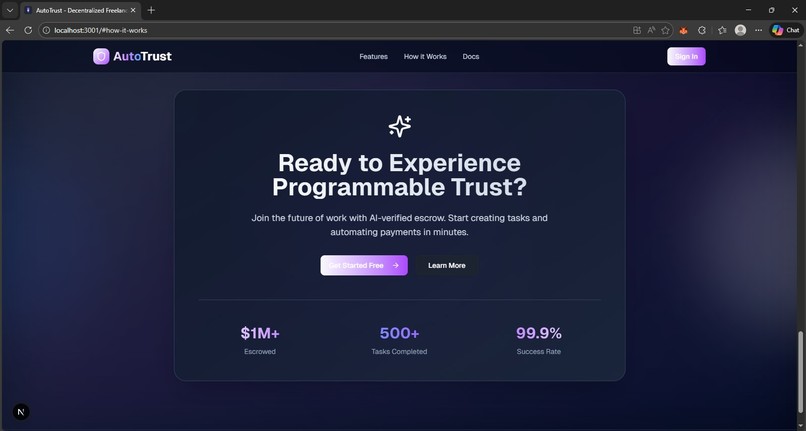 AutoTrust AI Escrow – screenshot 1