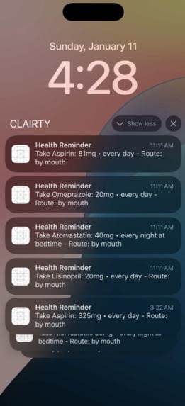 CLAIRITY – screenshot 8