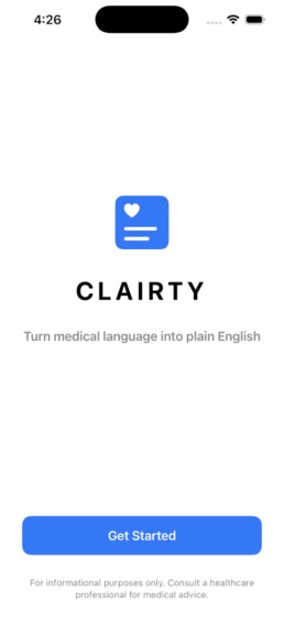CLAIRITY – screenshot 2