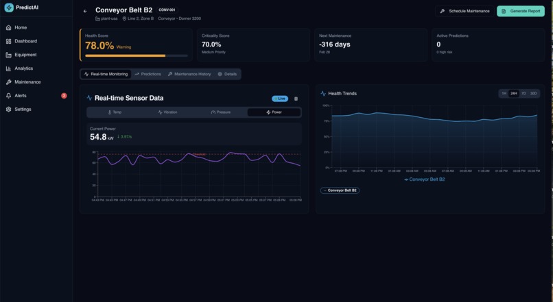 Predict AI : AI-Powered Predictive Maintenance.  – screenshot 5