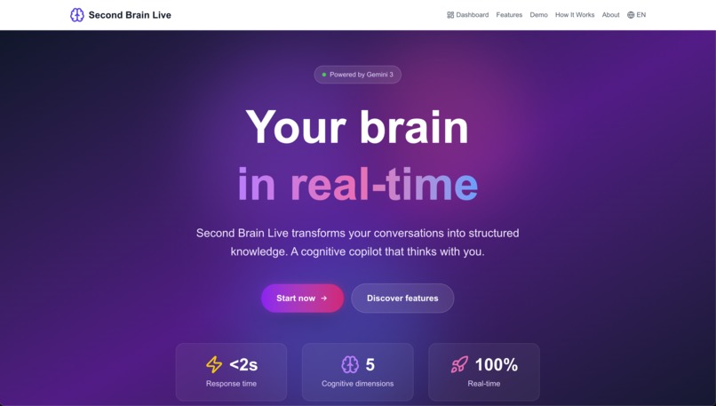 Second Brain Live – screenshot 1