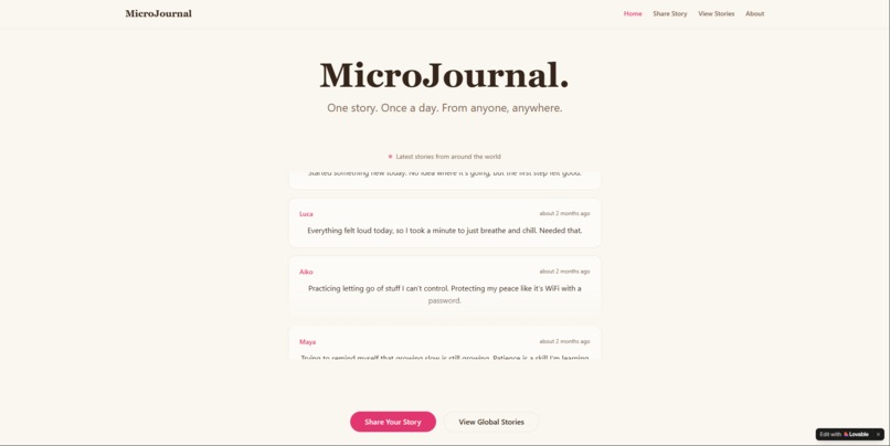 MindJournal – screenshot 1