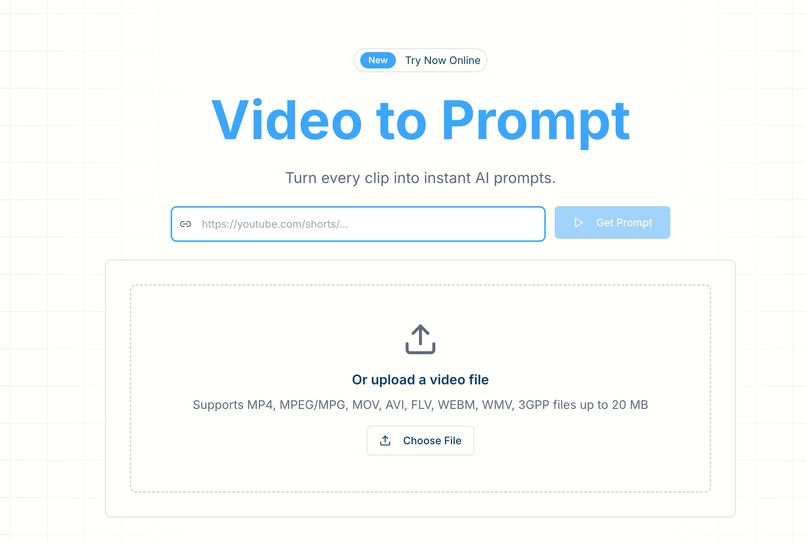 Video Prompt – screenshot 1