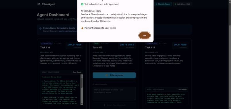 etheragent-escrow – screenshot 5