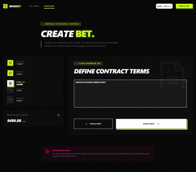 MNEEBet – screenshot 6