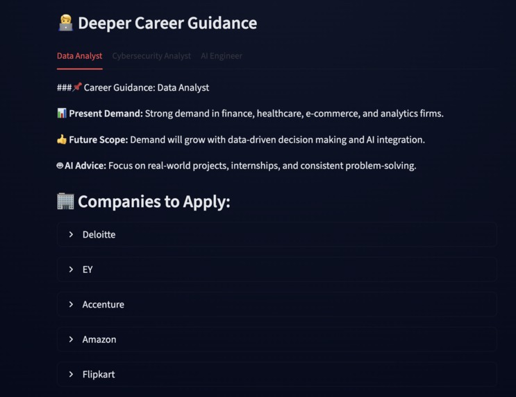 Career AI advisor – screenshot 4