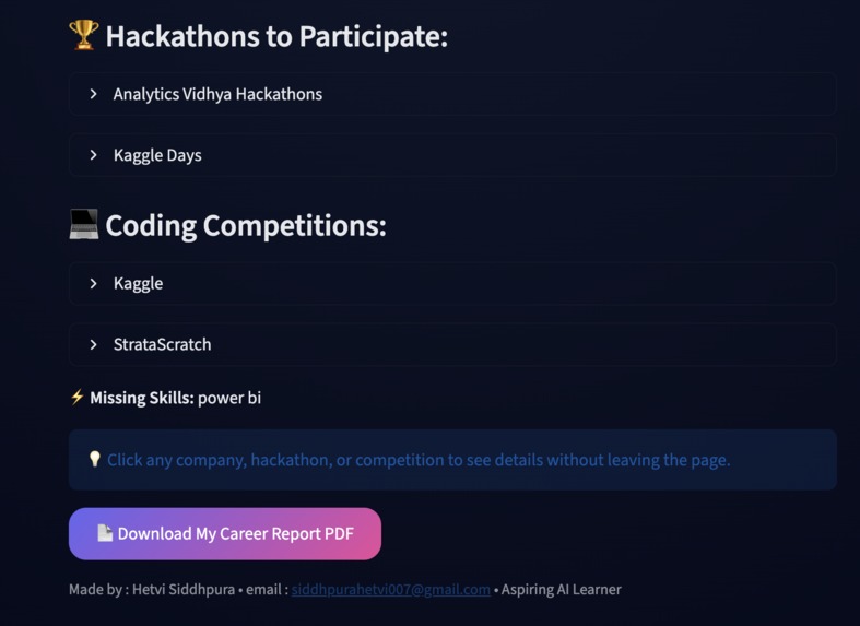 Career AI advisor – screenshot 5