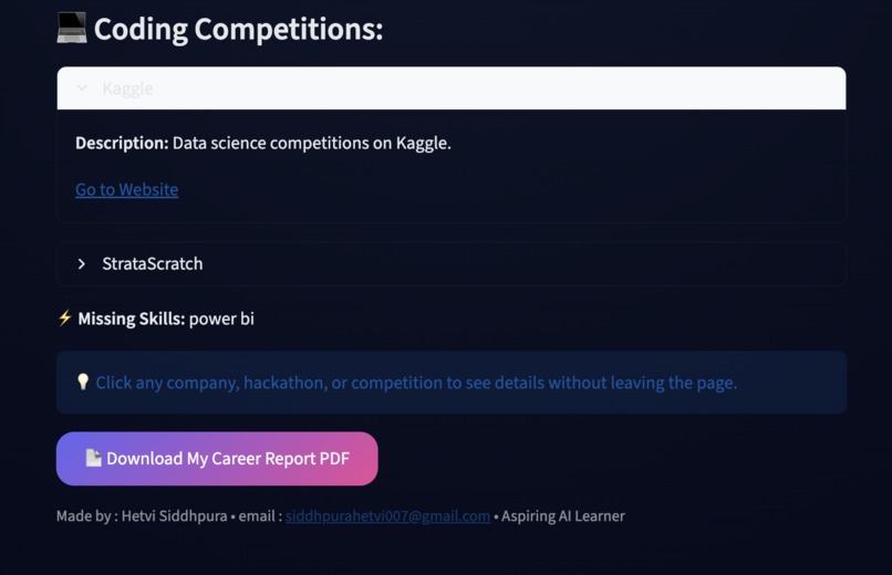 Career AI advisor – screenshot 7