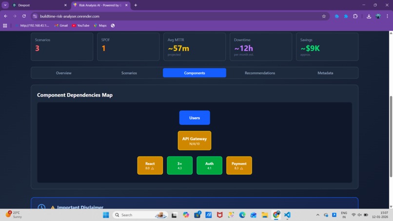 RiskGuard AI – System Risk Analysis powered by Gemini AI – screenshot 2