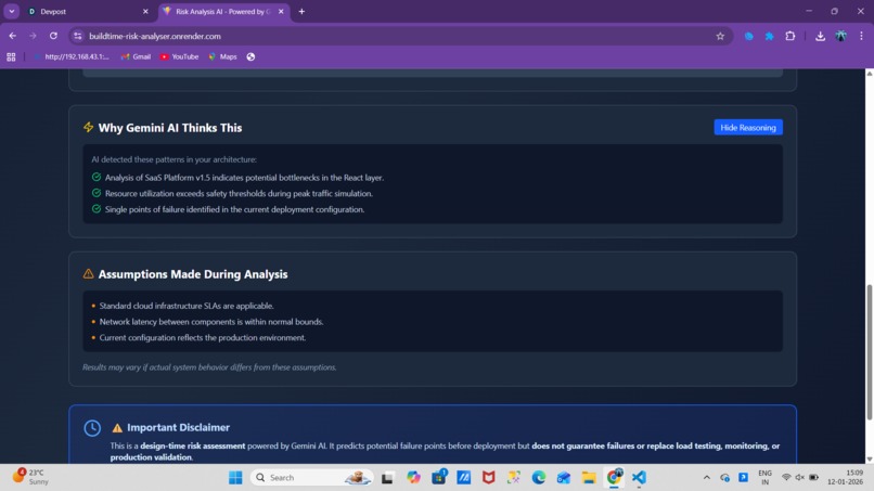 RiskGuard AI – System Risk Analysis powered by Gemini AI – screenshot 3