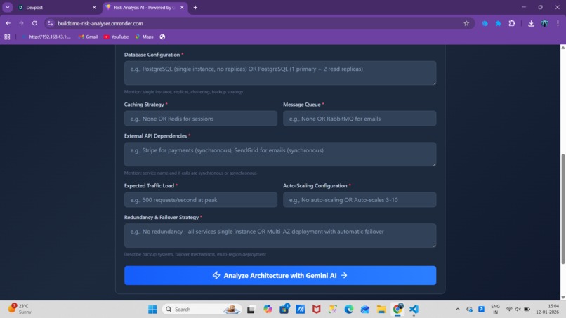 RiskGuard AI – System Risk Analysis powered by Gemini AI – screenshot 6