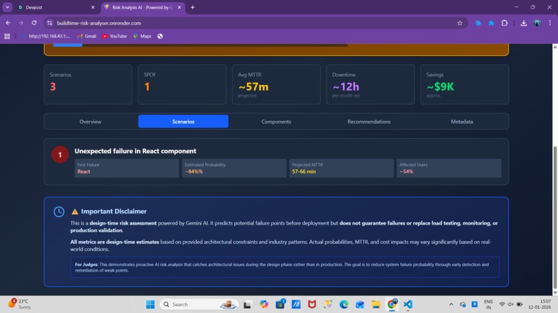 RiskGuard AI – System Risk Analysis powered by Gemini AI – screenshot 7