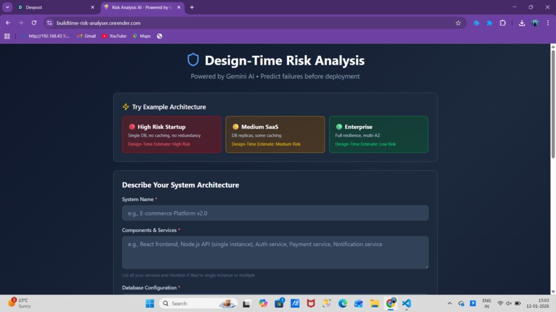 RiskGuard AI – System Risk Analysis powered by Gemini AI – screenshot 9