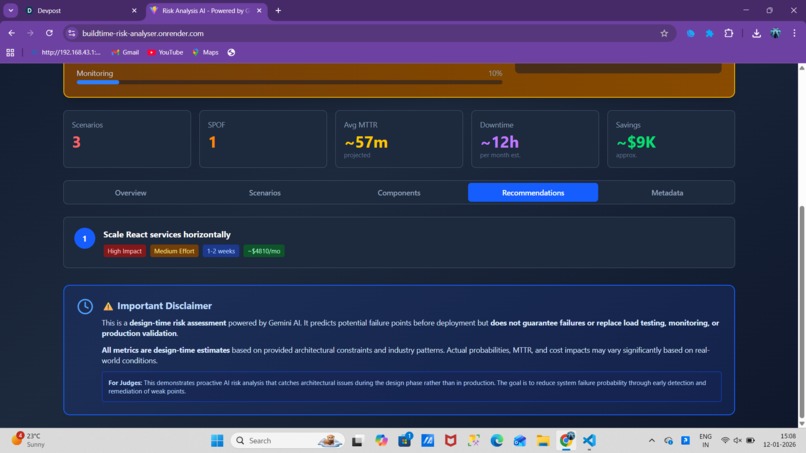 RiskGuard AI – System Risk Analysis powered by Gemini AI – screenshot 10