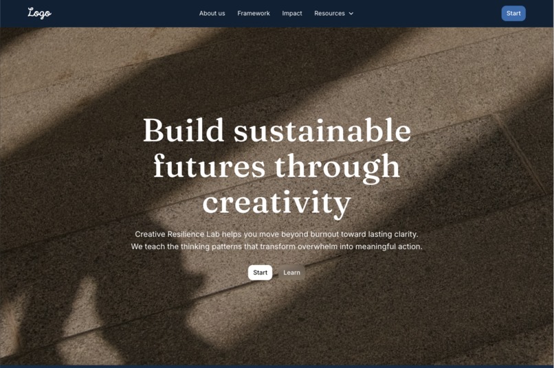 Creative resilience Lab – screenshot 1
