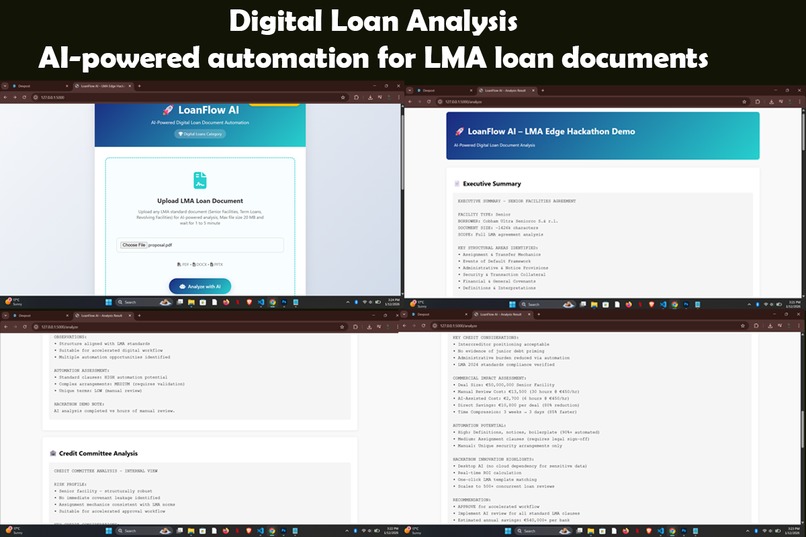 LoanFlow AI – Digital Loan Analysis – screenshot 1