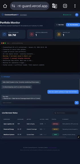 CovenantGuard AI – screenshot 1