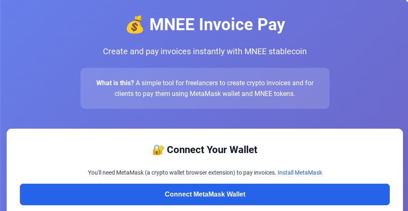 MNEE Invoice Pay – screenshot 2