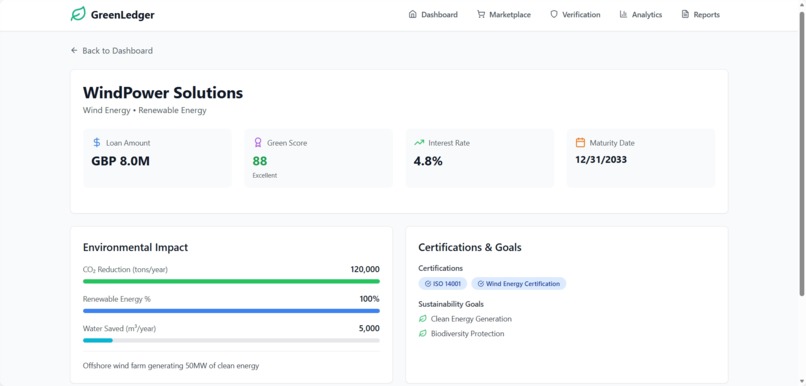 GreenLedger – screenshot 1