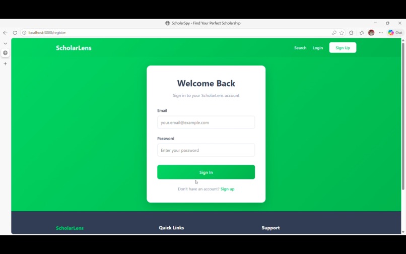 ScholarLens – screenshot 1