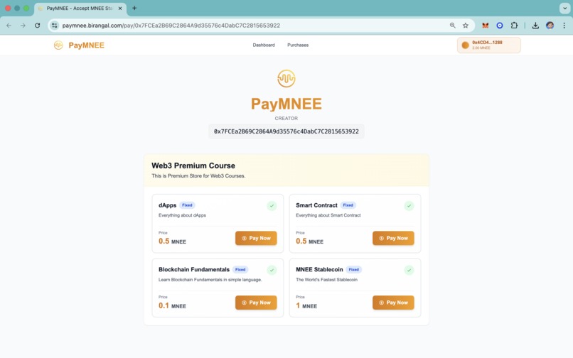PayMNEE – screenshot 5