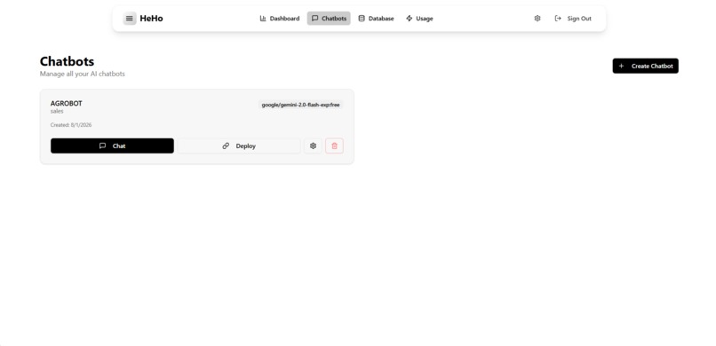 HeHo AI Chatbot Builder – screenshot 4