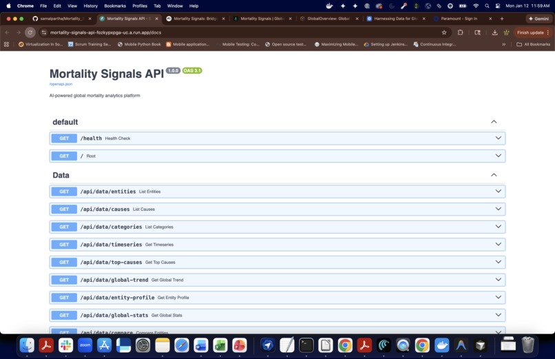 Mortality Signals — AI-Powered Global Mortality Analytics – screenshot 2
