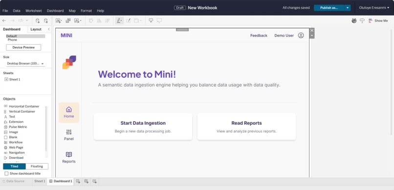 Tableau Mini – screenshot 2